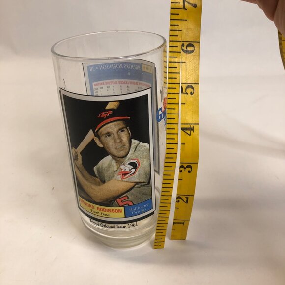 McDonald's‎ Baltimore Orioles VIntage 1993 Brooks Robinson 6" Souvenir Glass - Picture 2 of 13